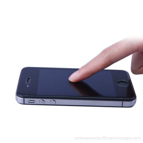 Tempered Glass Screen Protector for iPhone 4/4S, Bubble-free